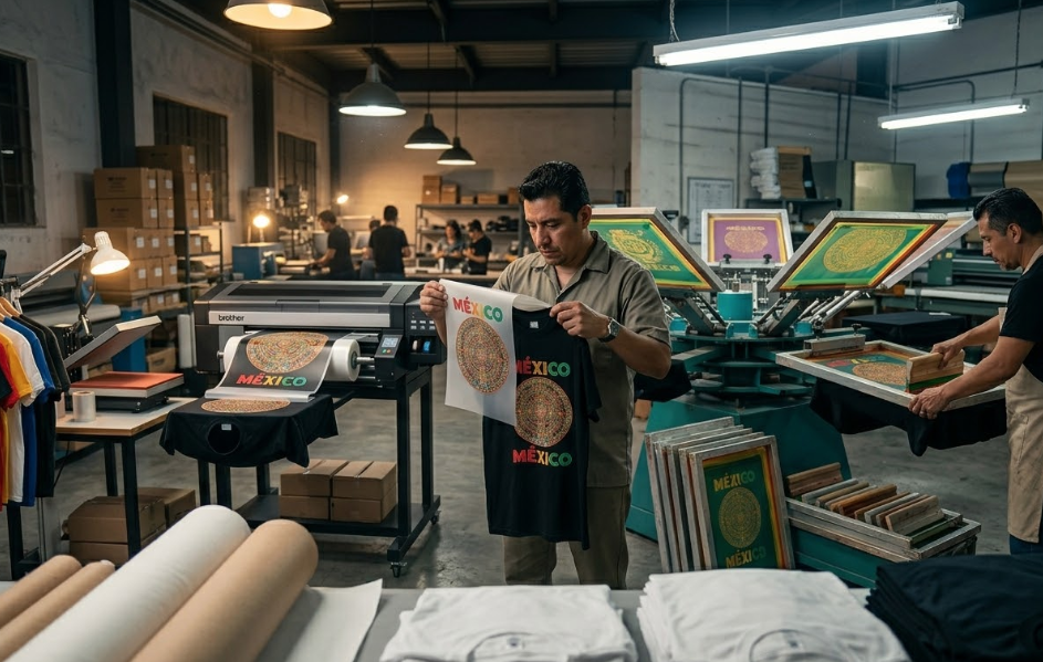 DTF vs Serigrafía comparativa